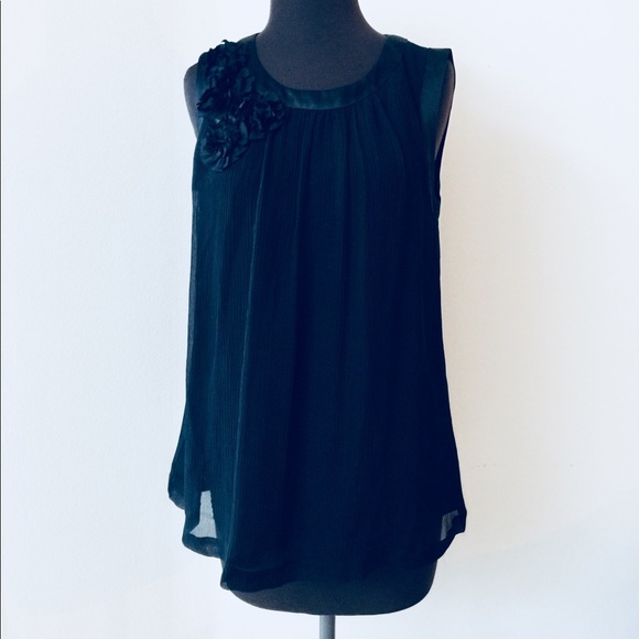 Banana Republic Tops - ❗️Banana Republic 100% Silk Blck Blouse MSRap $128